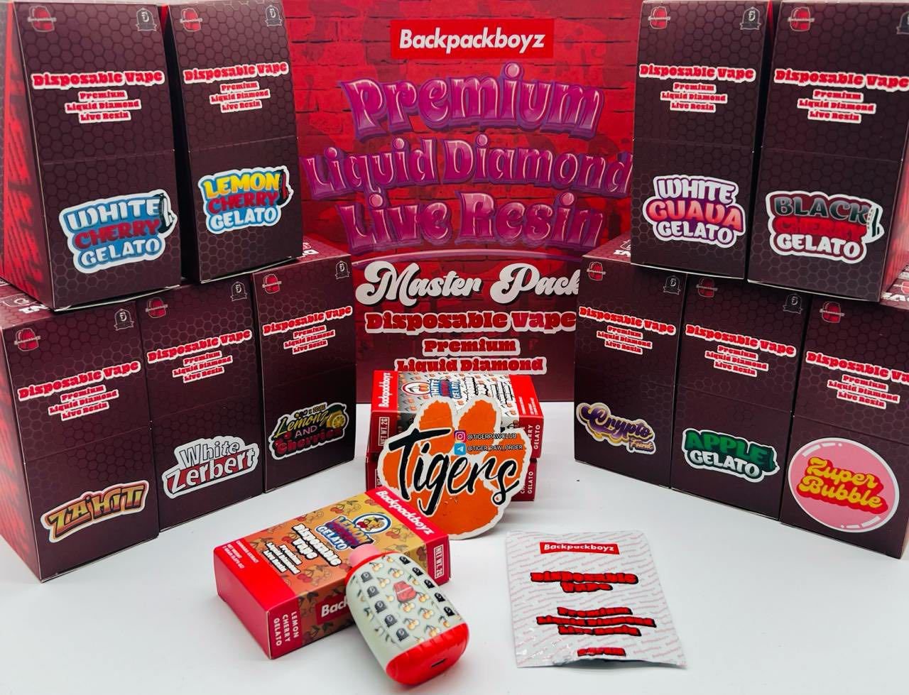 BackPackBoyZ 2 Grammer 50 pc Mixed Flavor Disposable Gift Box